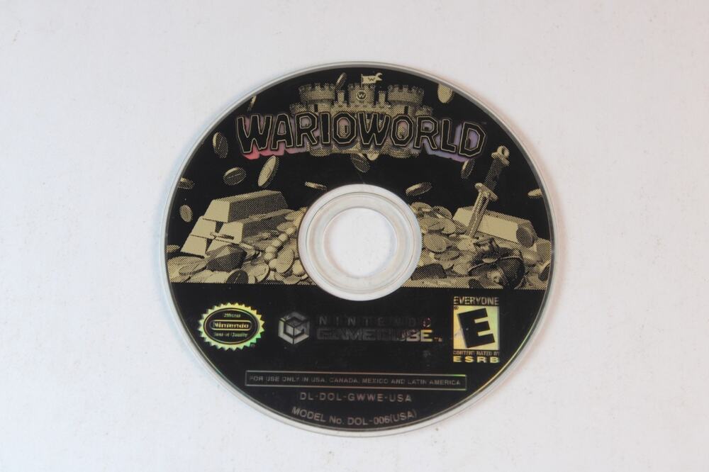 Wario World (Nintendo GameCube, 2003) Game Disc Only, Tested/Works